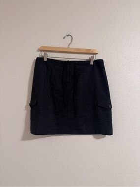 J. Crew Factory grey Mini Skirt with Side Flap Pockets